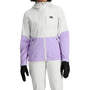 NEW OUTDOOR RESEARCH carbide jacket in snow/lavender